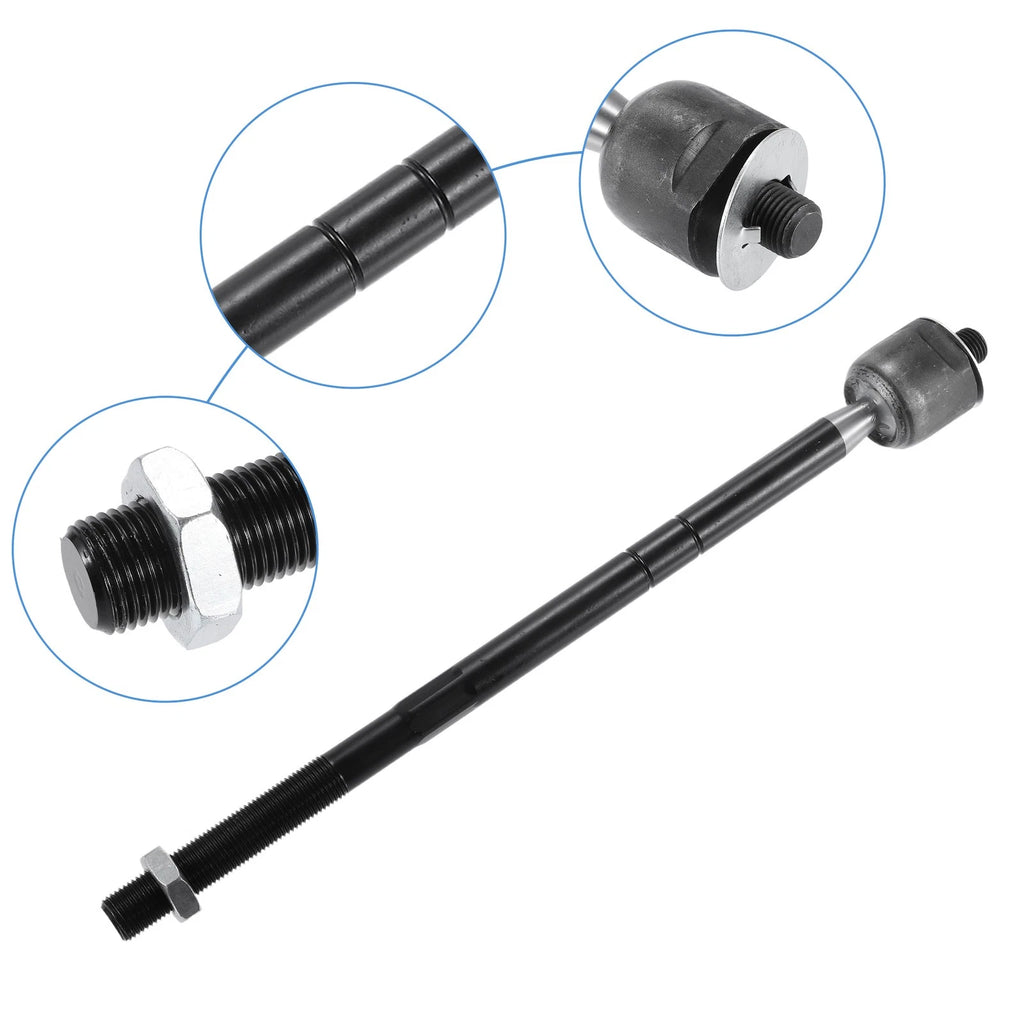 Set of 6 Front Inner Outer Tie Rods for Ford Escape (2005–2009) with Boots
