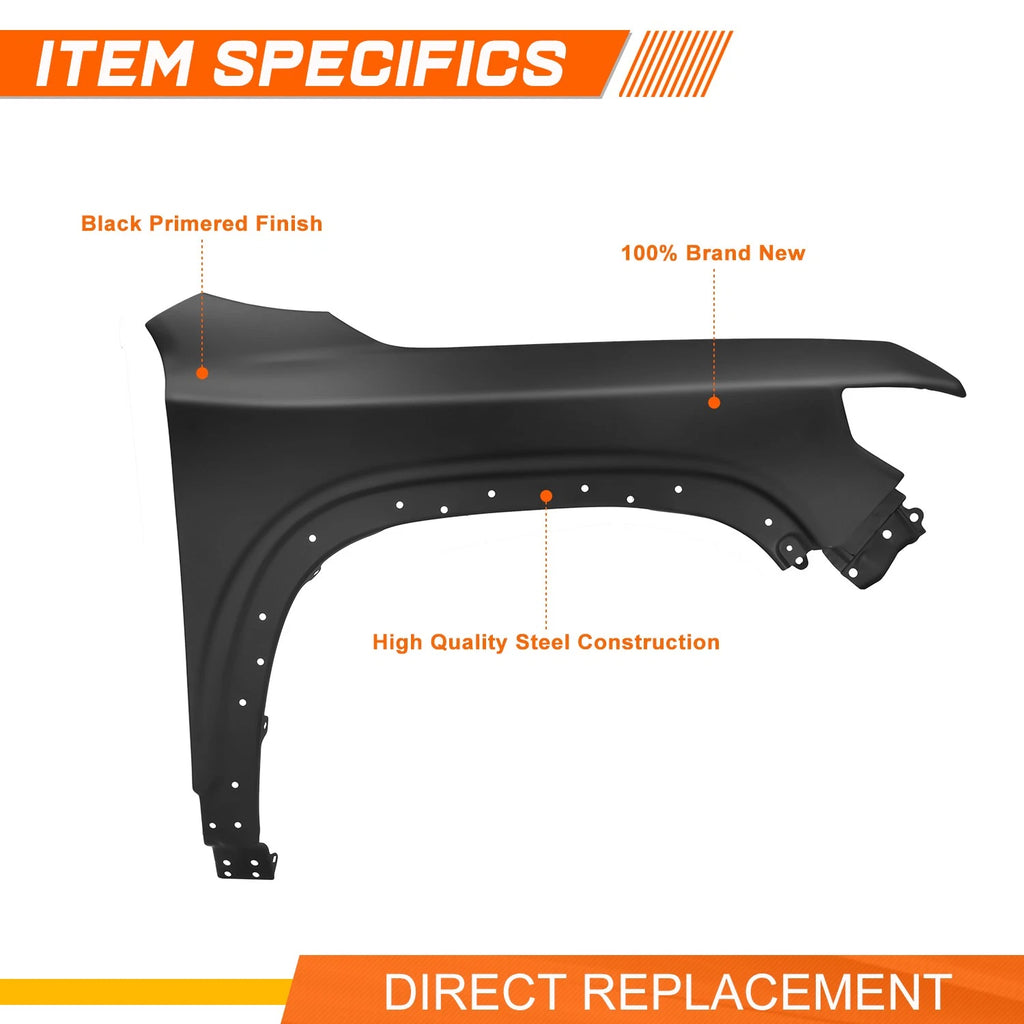 Steel Front Passenger Fender Panel for GMC Acadia (2020–2023)