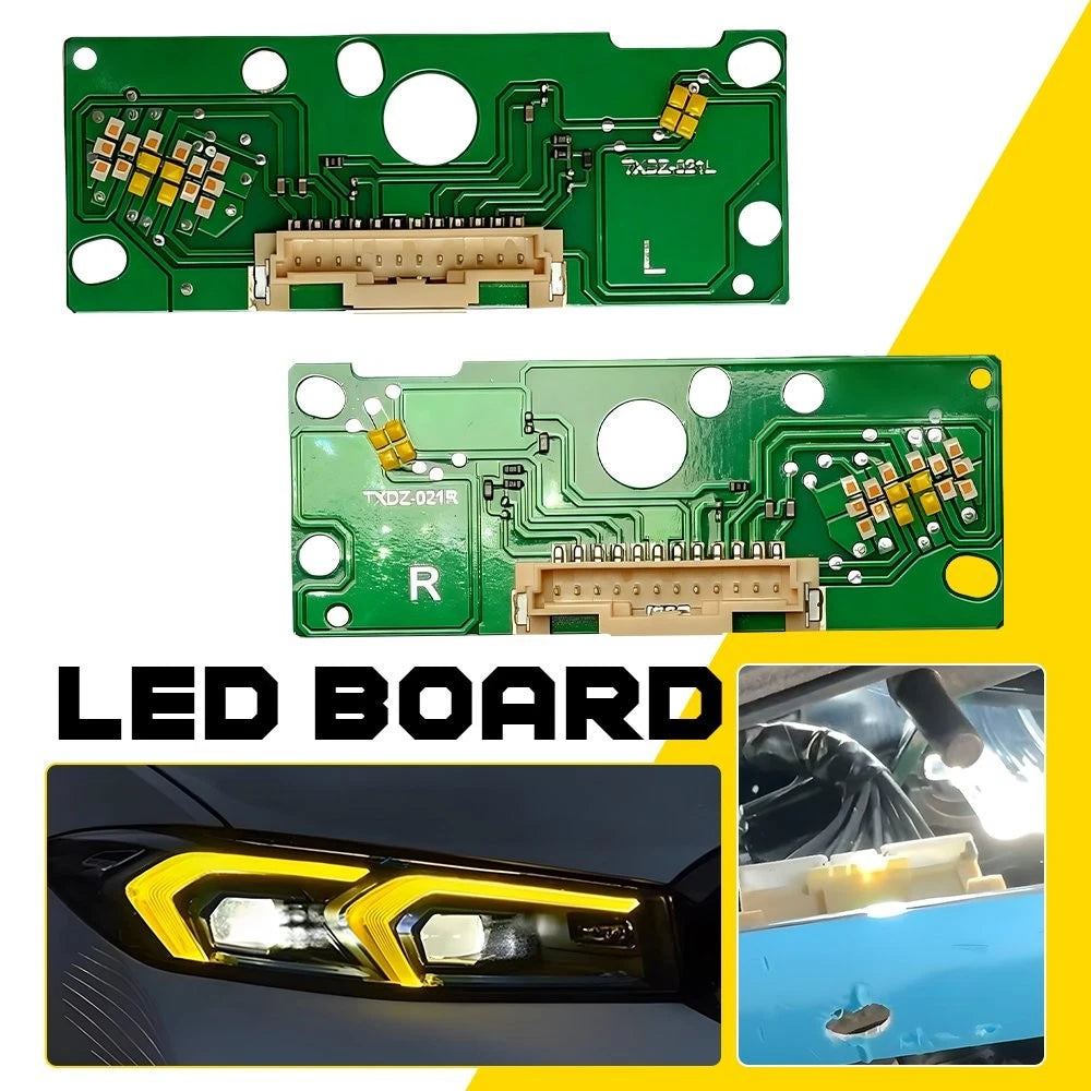 2X LED Boards Yellow for BMW G20 G21 LCI 3 Series (2023–2025) EXV