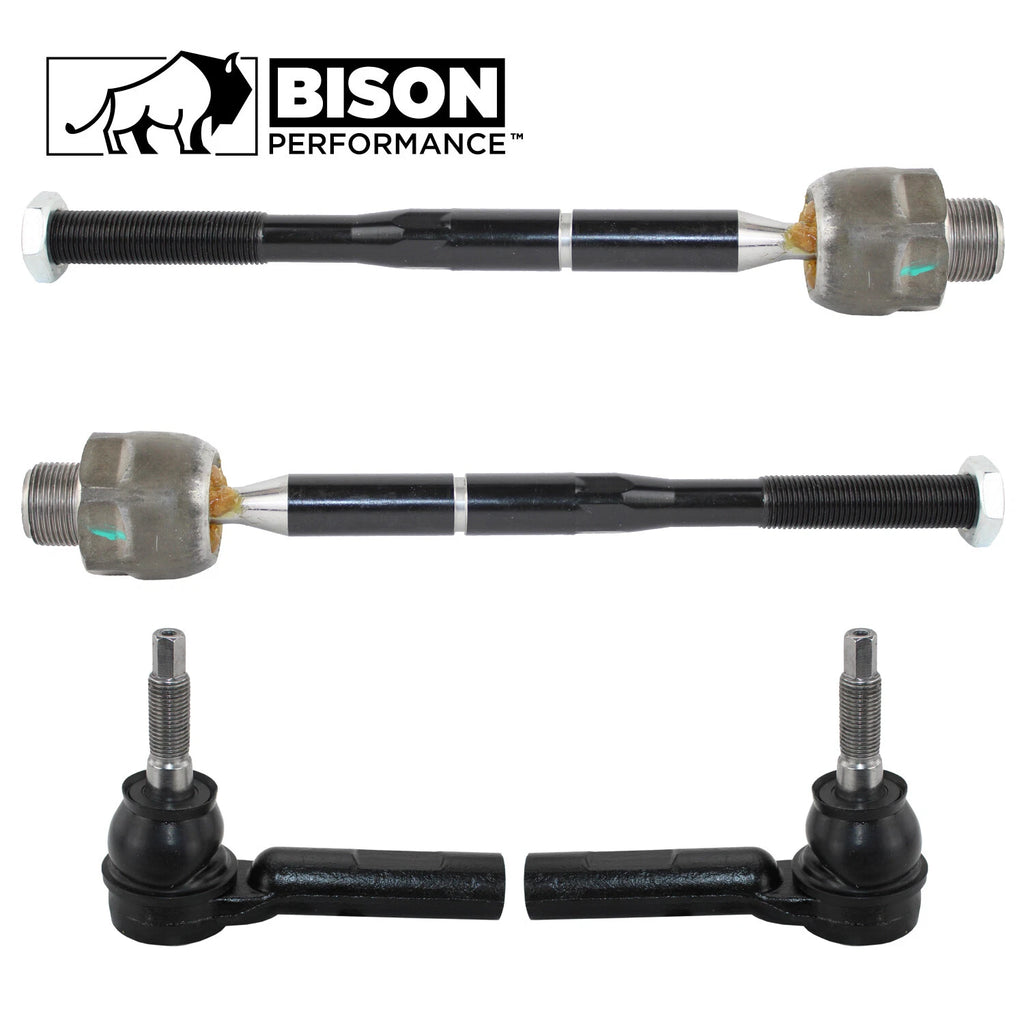 4pc Inner & Outer Steering Tie Rod Ends Kit for Dodge Aspen Durango (2007–2009)