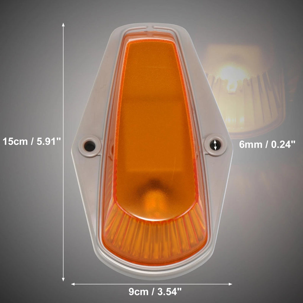 5pcs Yellow LED Cab Marker Light Covers for Ford F-150 (1980–1997)