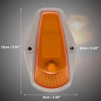 5pcs Yellow LED Cab Marker Light Covers for Ford F-150 (1980–1997)