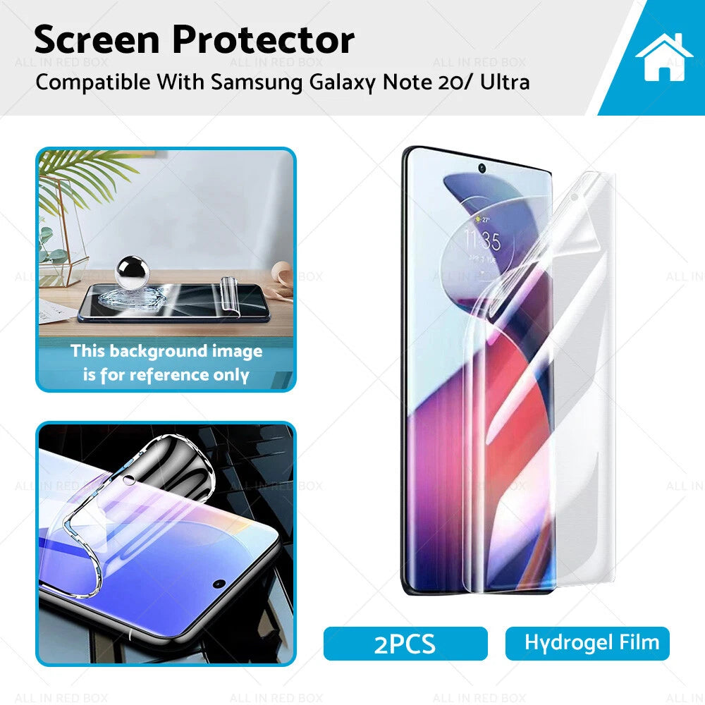 2X Hydrogel Film Screen Protector for Samsung Galaxy Note 20 Ultra