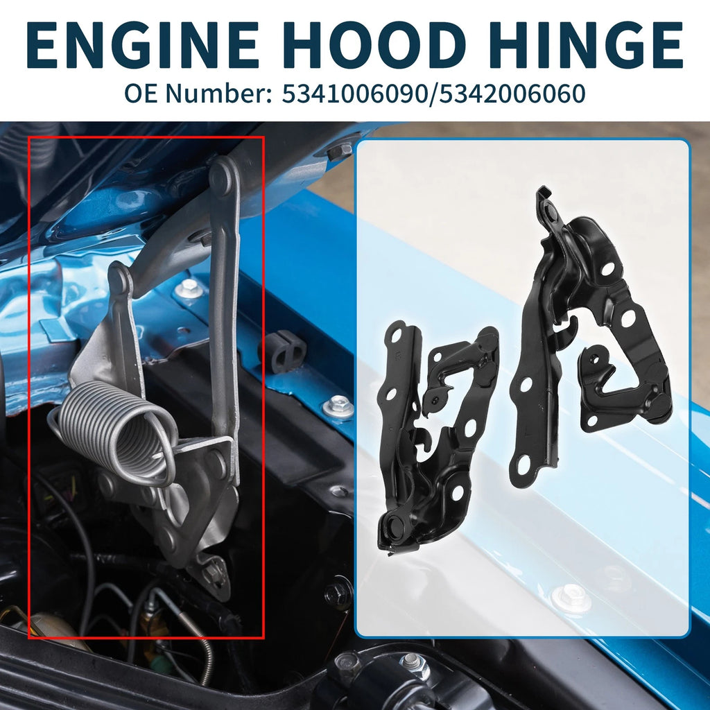 Hood Hinges Set of 2 for Toyota Camry (2007–2011) No. 5341006090