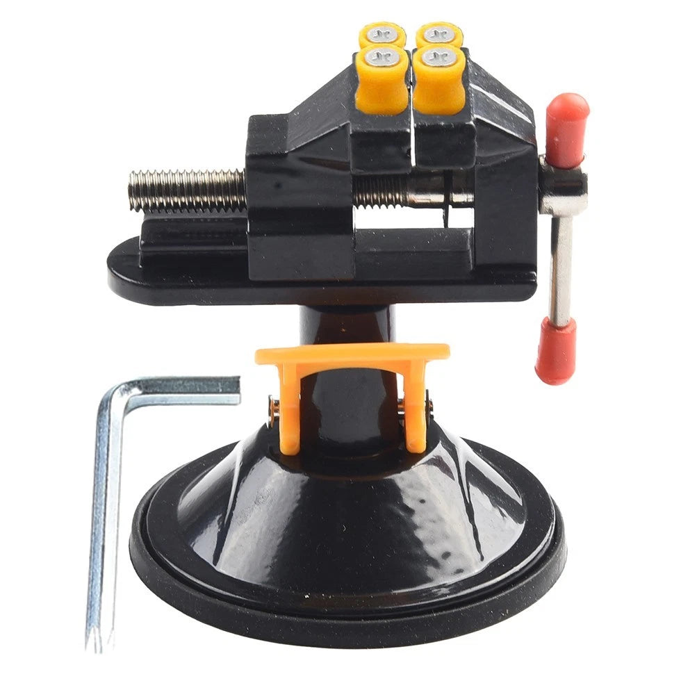 Suction Cup Vice 30mm Clamping Range for Stability (Black)