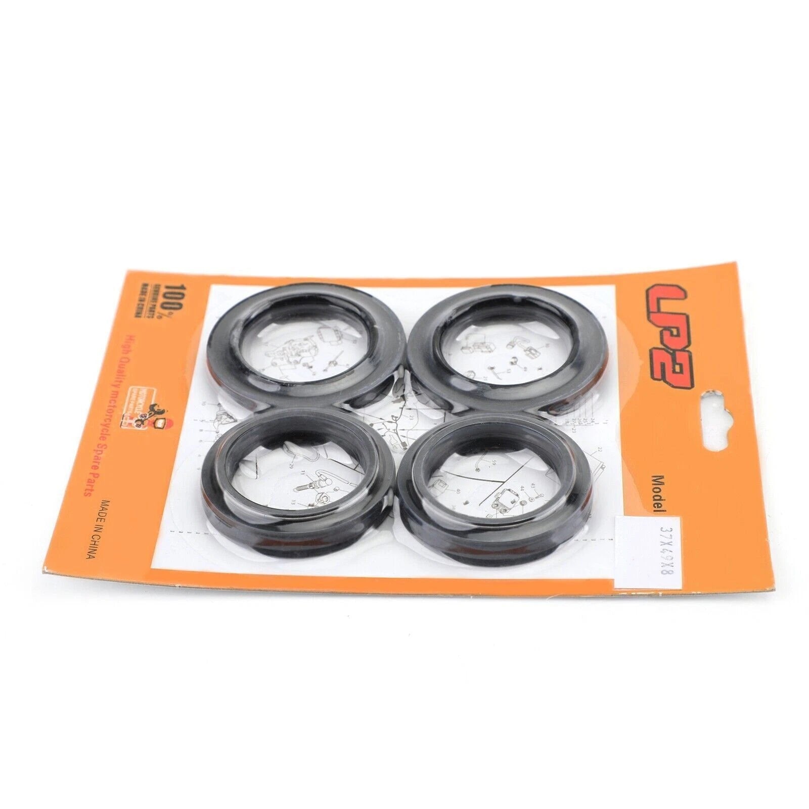 Front Fork Oil Seal Dust Seal Kit for Kawasaki ZL600 GPZ600 GPZ750 (1983–1997)