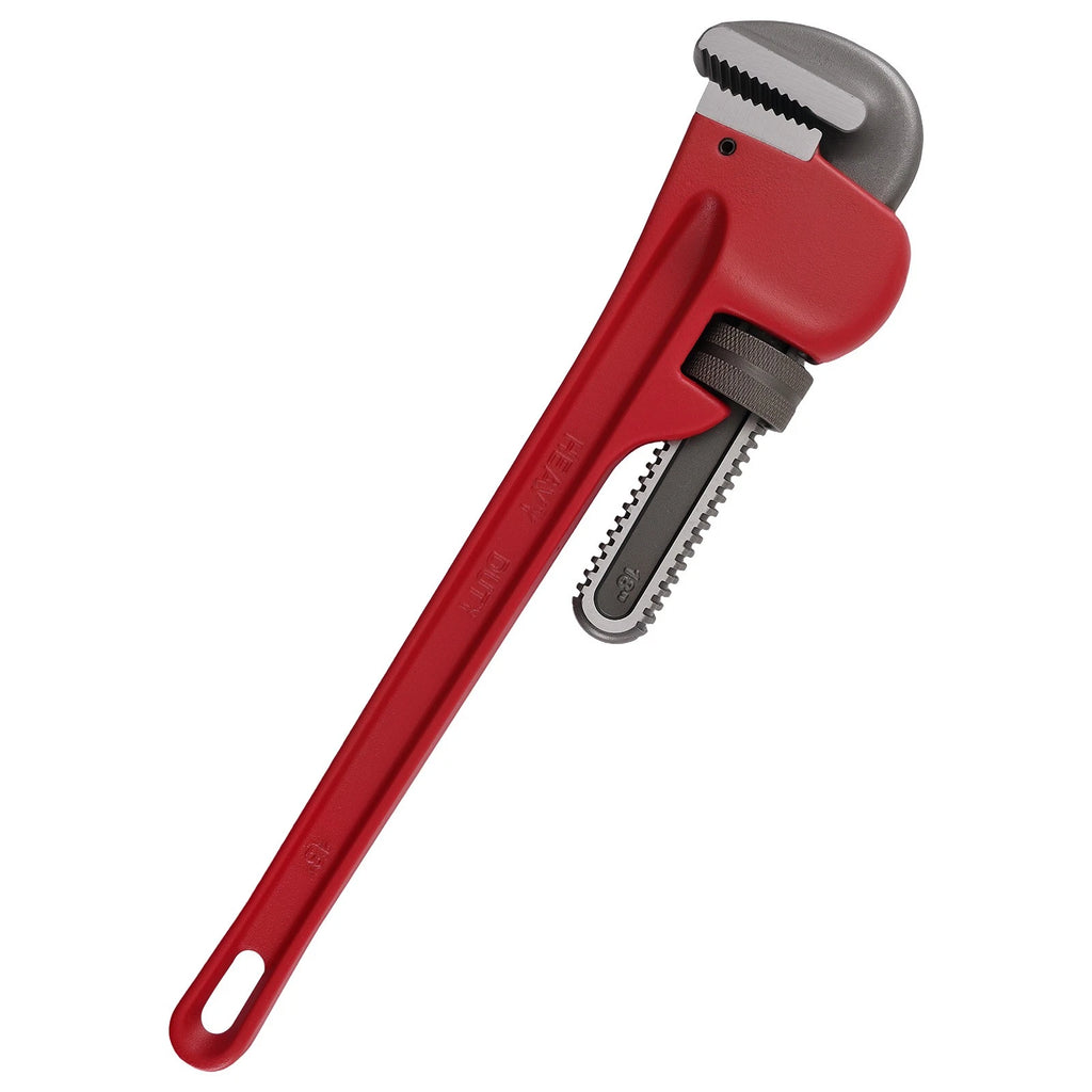 Heavy Duty Pipe Wrench for CR-V Steel Drop Forged Stilson Type 18"