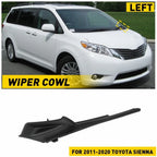 Left Side Fender Cowl Hood Side Seal for Toyota Sienna (2011–2020)