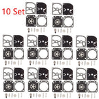 Set of 10 Carburetor Gasket Kits for Zama RB-129 C1M-W26A C1M-W26B C1M-W26C