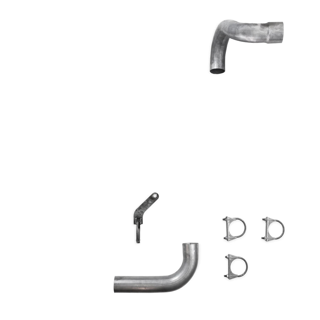 Exhaust Kit for Jeep Wrangler (2018–2025) 2.5" Single No Muffler