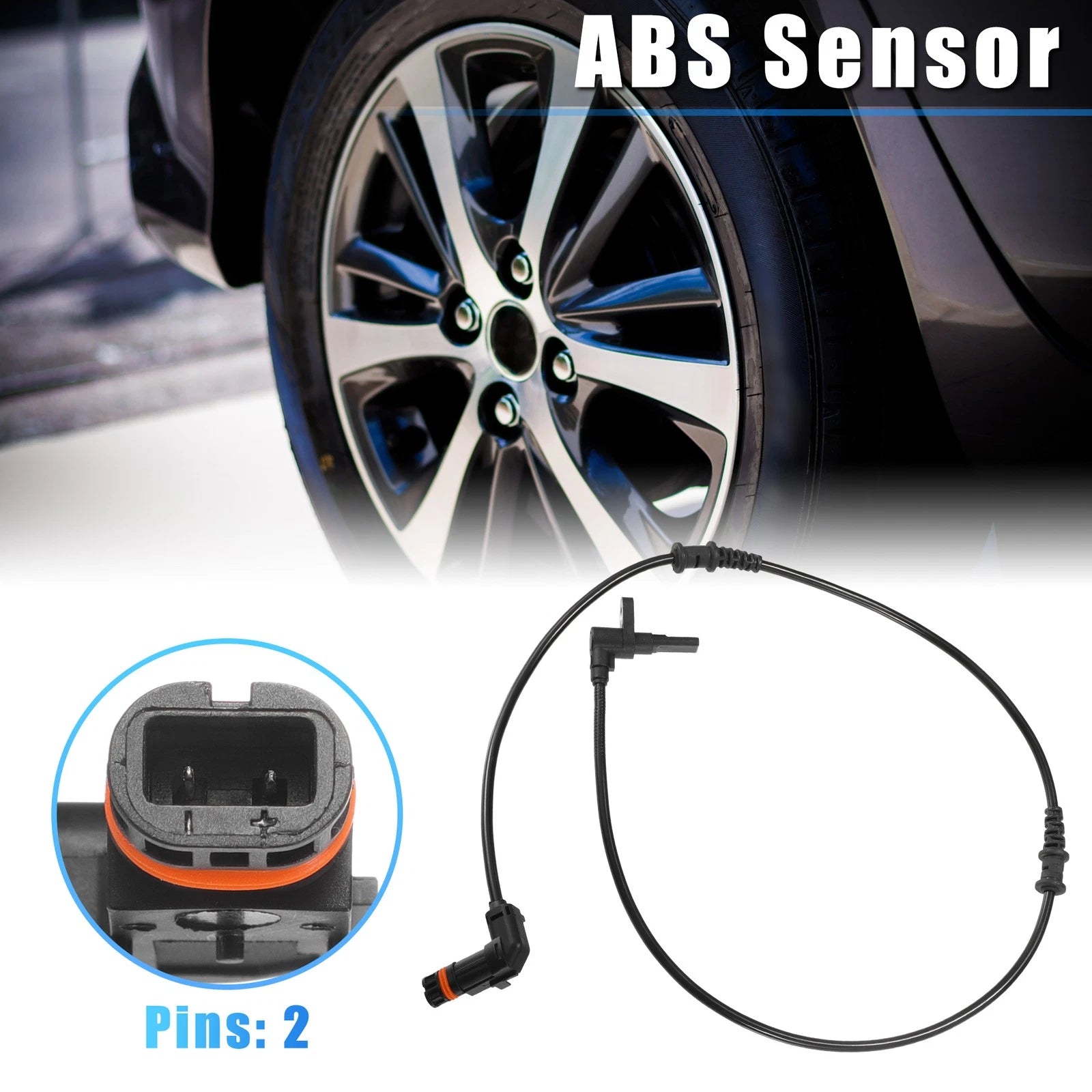 1 Pcs ABS Wheel Speed Sensor for Mercedes-Benz (No. 6395401017)