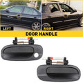 Front Left & Right Side Exterior Door Panel Handle Black for Nissan Sentra (2000–2006)