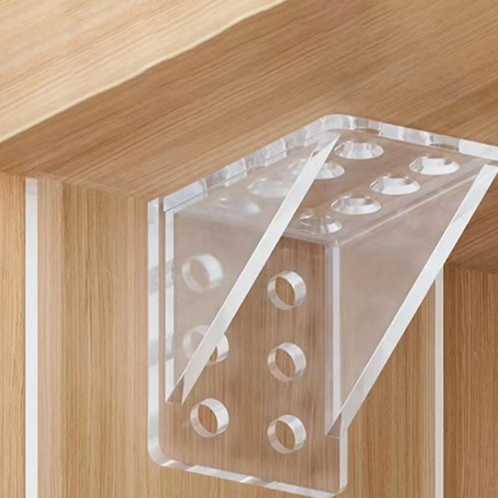 4X ABS Shelf Support for Wardrobe and Cabinet Shelves