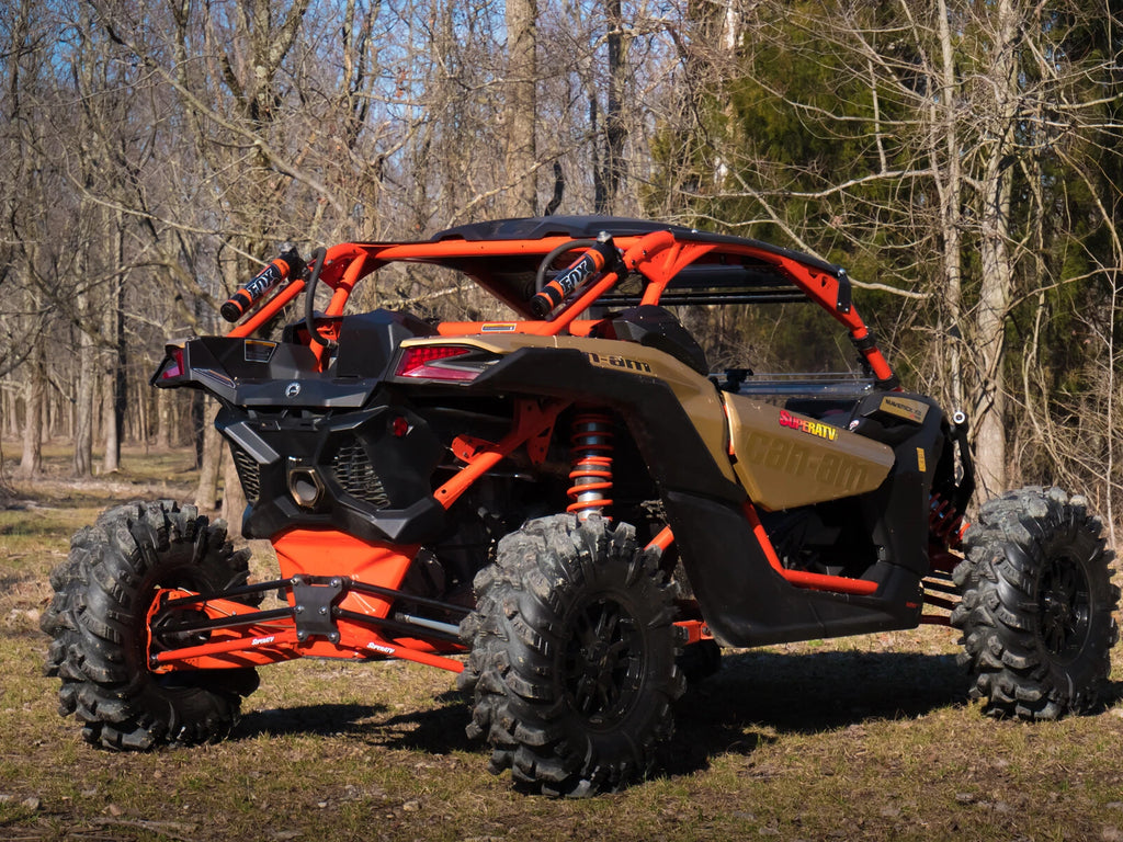 SuperATV Tubed Rear Lower Radius Arms for Can-Am Maverick X3 (2017–2023) - Red