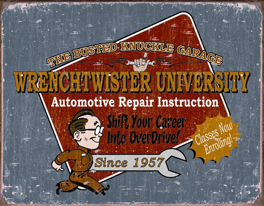 Busted Knuckle Garage Vintage Replica Tin Sign 1526