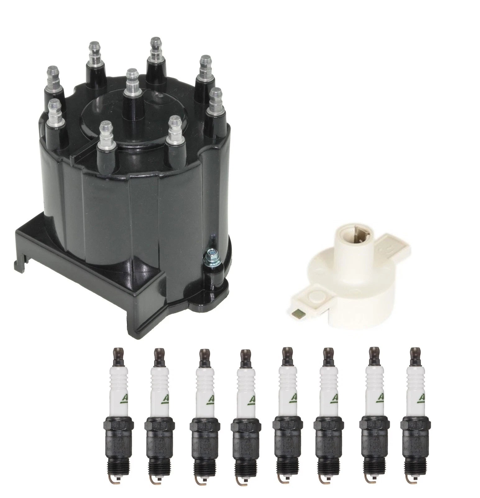 Distributor Rotor Cap & Spark Plugs Kit for Chevy Caprice (1991–1996)