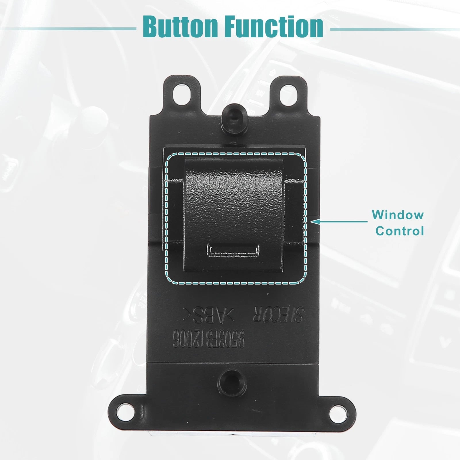 Passenger Side Power Window Switch for Honda Civic (2012–2015) 35760-TF0-00