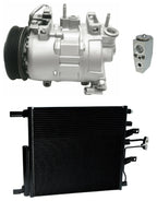 AC Compressor Kit With Condenser Replacement for Ram 1500 3.6L (2017)