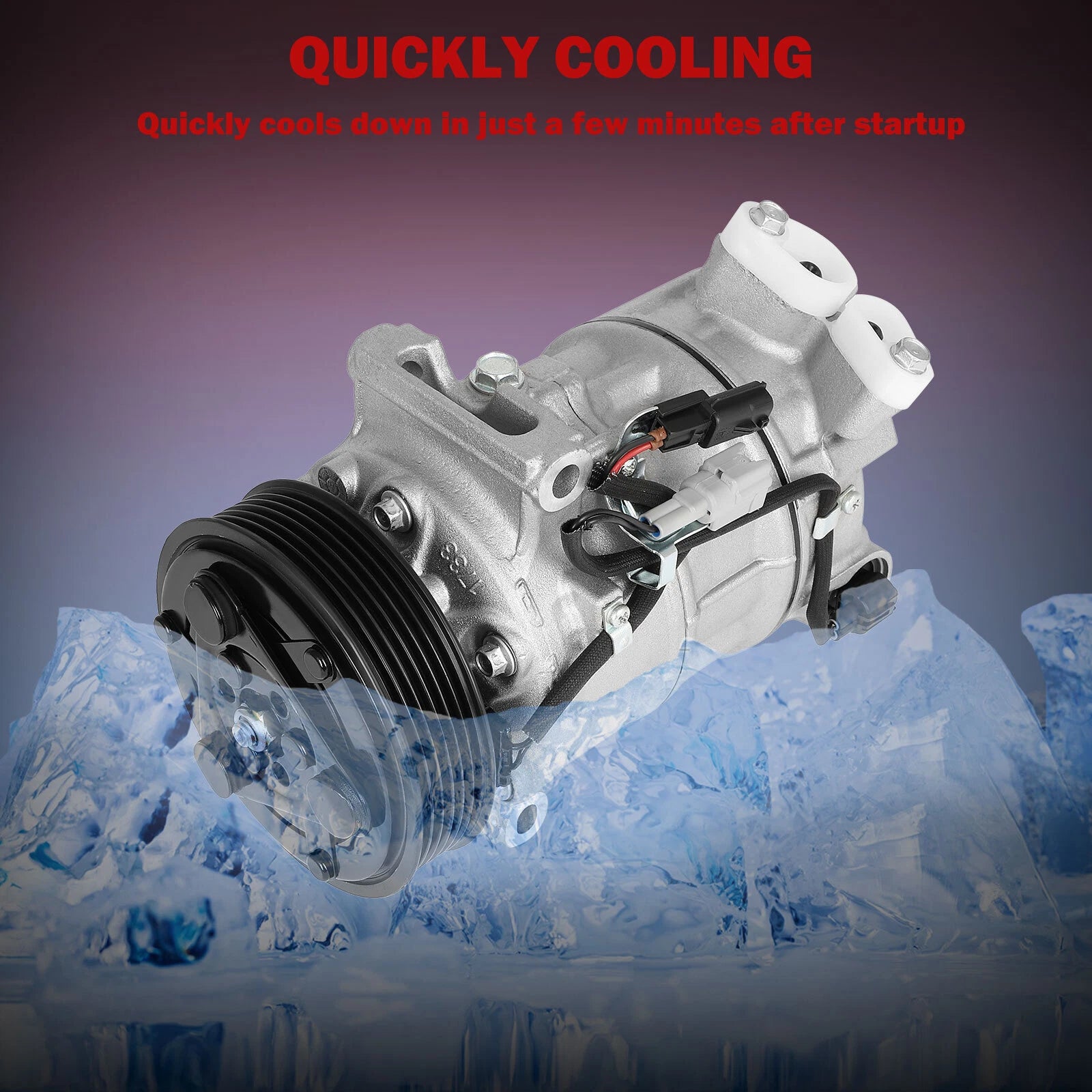 A/C Compressor with Clutch for Nissan Sentra (2013-2017)