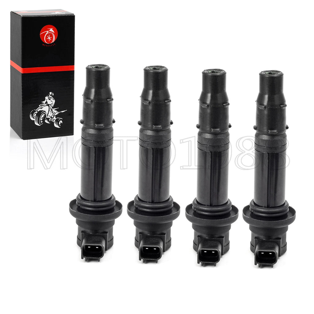 4X Ignition Coil 5VY-82310-00-00 for Yamaha FZ1 V-MAX 1700 YZF-R1 YZF-R6 (2001–2023)
