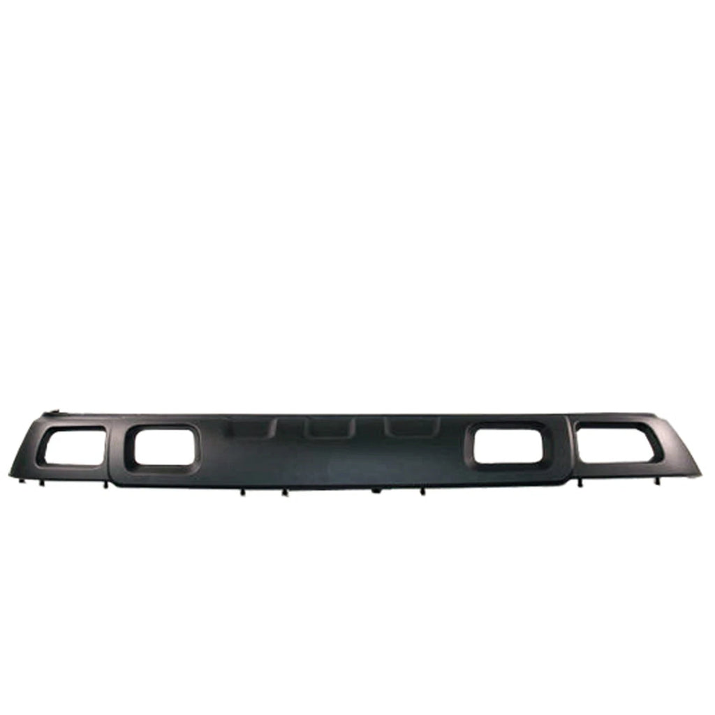 Replacement Black Front Air Deflector w/Fog Light Holes w/Tow Hook Holes