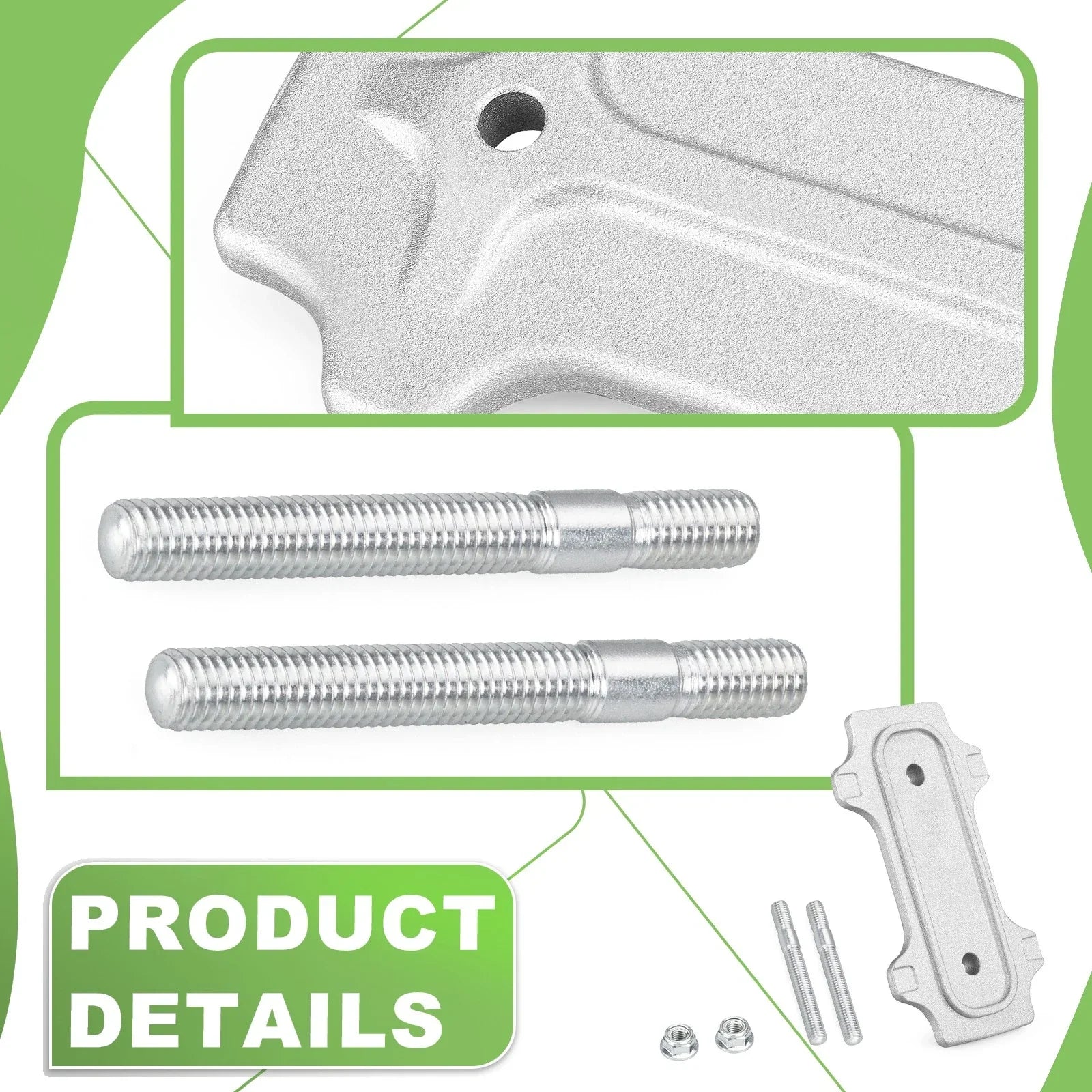 Plate Chain Adjuster And Bolt Nut 2x4 for Suzuki QuadRacer LT250R (1985–1992)
