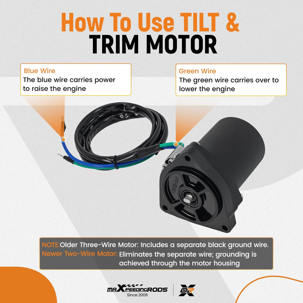 Power Tilt Trim Motor for Yamaha F150 (2016–2018)