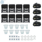 2 Pack E Track System for Trucks Vans (9' Ratchet Strap)