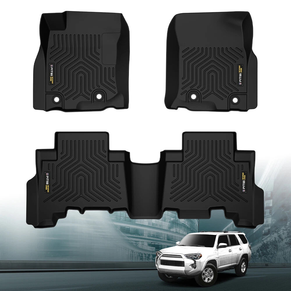 Set of 4 TPE All Weather Floor Mats for Toyota 4Runner, Lexus GX460