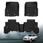 Set of 4 TPE All Weather Floor Mats for Toyota 4Runner, Lexus GX460