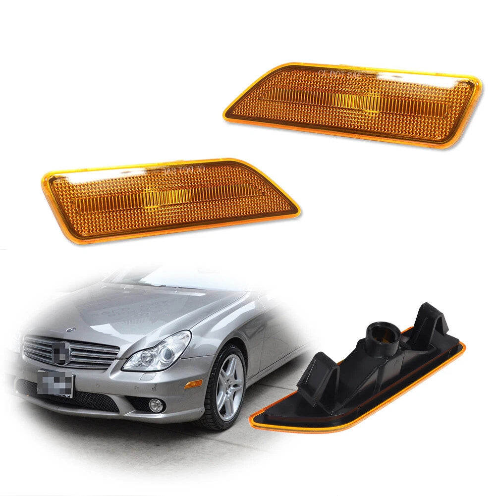 Amber Side Marker Lights for Mercedes W219 CLS-Class (2006–2011)