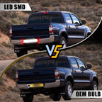 2X Red OLED Tube LED License Plate Light for Toyota Tacoma (1995–2004)