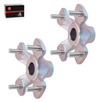 2 Rear Wheel Hubs for Suzuki QuadSport Z400, QuadRacer 450 (2006–2014)