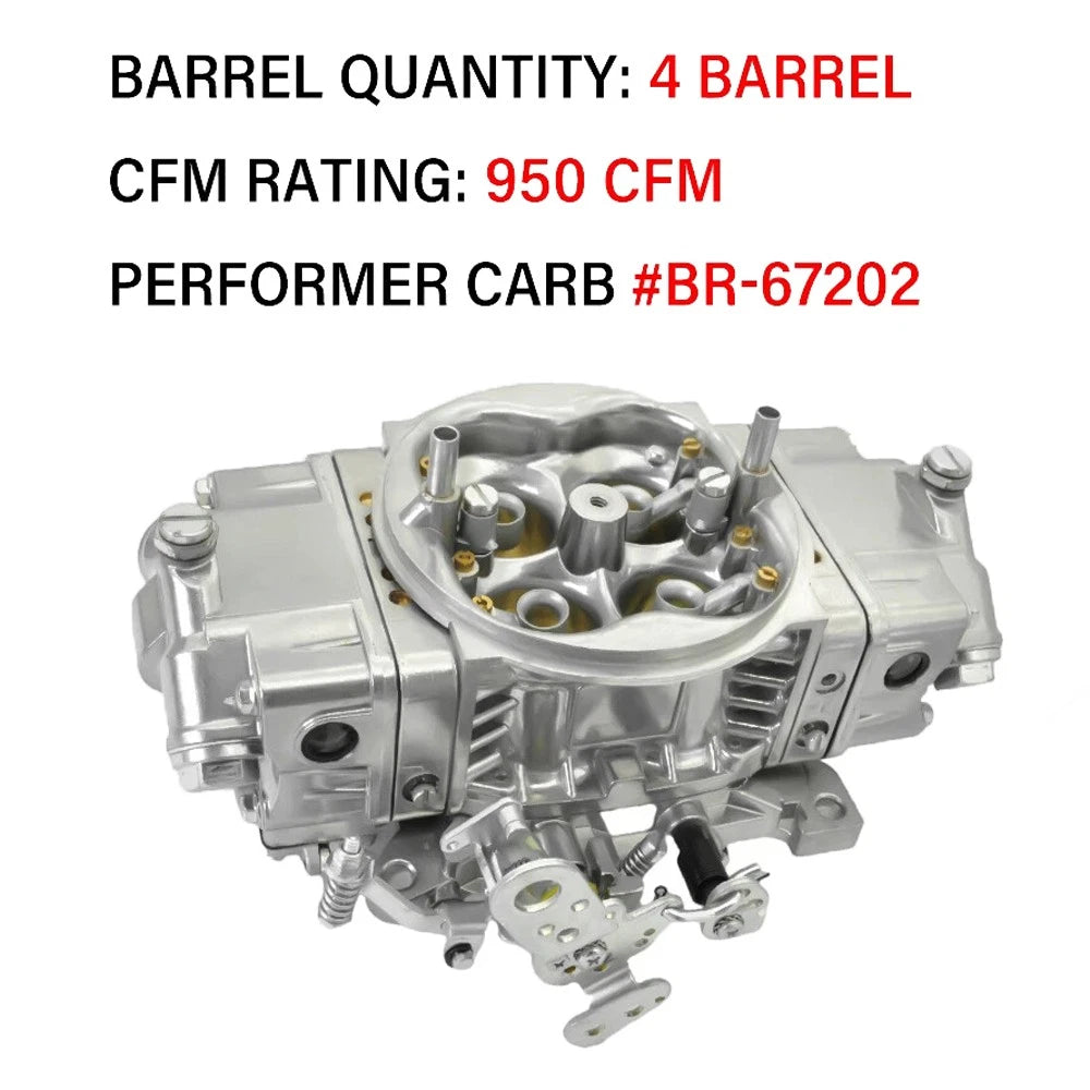950 CFM Race Series Mechanical Secondary Carburetor 4150 for BR-67202