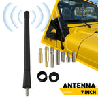 7 Inch Short Black Antenna Mast for Ford F-150 (2008)