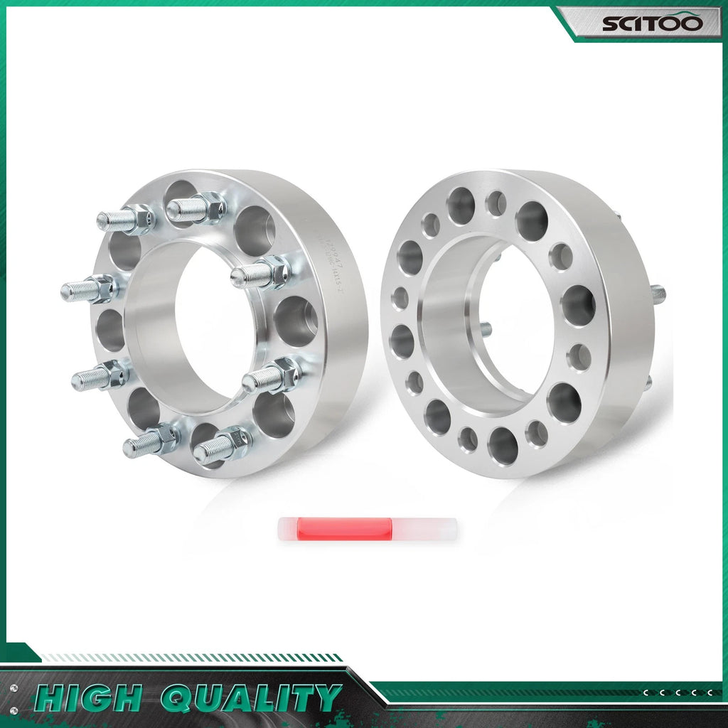 2X 8X6.5" 2" Hubcentric Wheel Spacers M14x1.5 121mm for Ram 2500 (2013–2024)