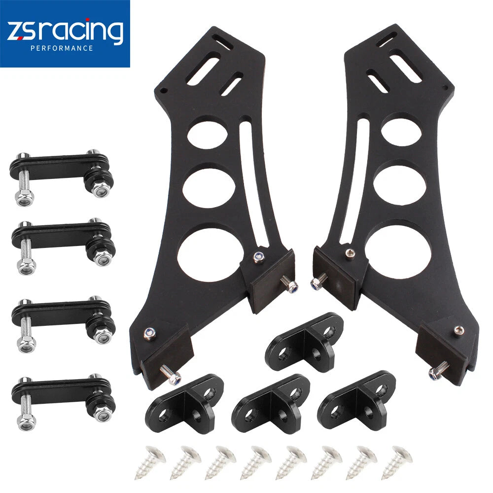 10" Spoiler Mount Brackets for Universal Car Rear Wing