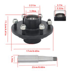 Trailer Hub Kit for 6 on 5.5" Axles (Fits Various Models)