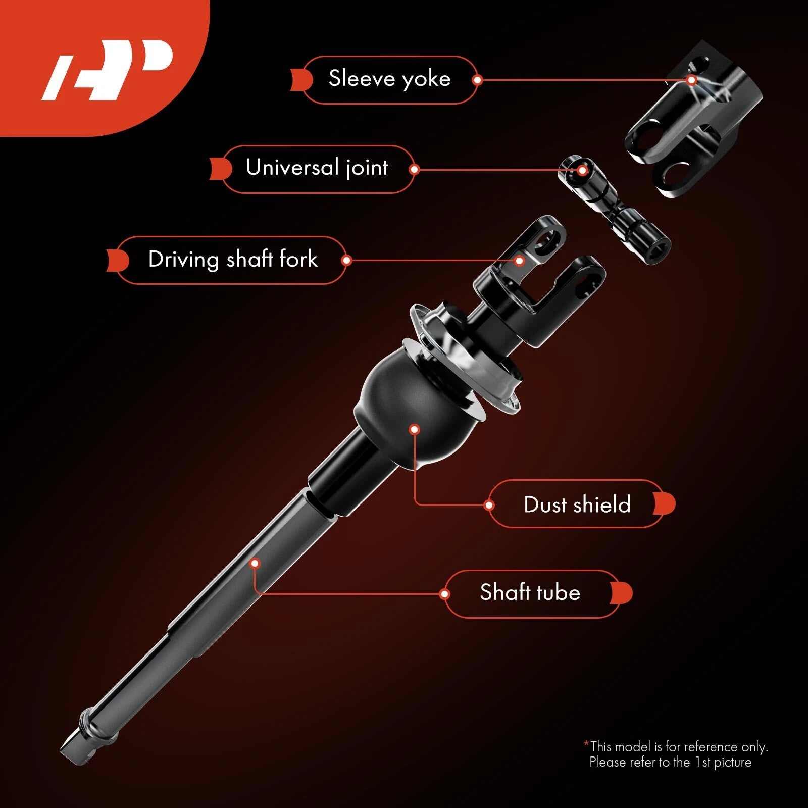 Upper Intermediate Steering Shaft for Chevrolet Blazer S10 (1994-2005)