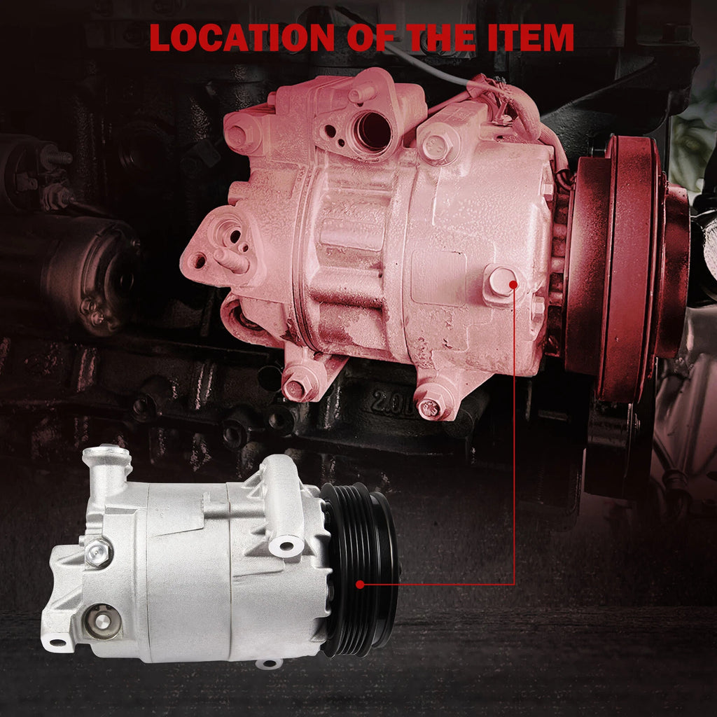 A/C Compressor Clutch for Chevy Malibu HHR Cavalier Cobalt Pontiac G5 G6 (2008–2012)