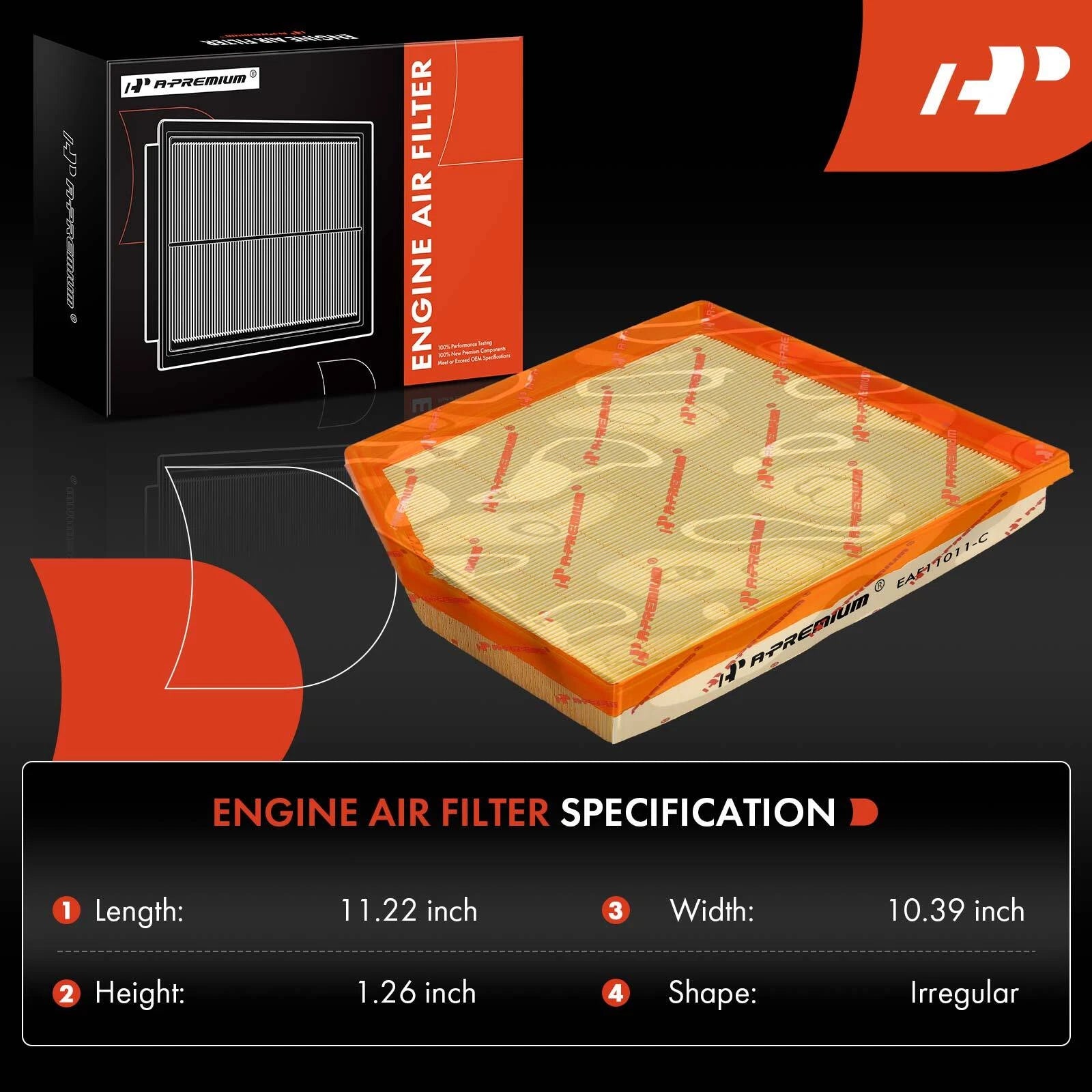 Engine Air Filter for BMW F30 335i, E82 135i, E84 X1 (2012-2013)