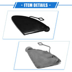Tow Hook Eye Hole Cover Cap for BMW 3 Series (2012–2015) Black