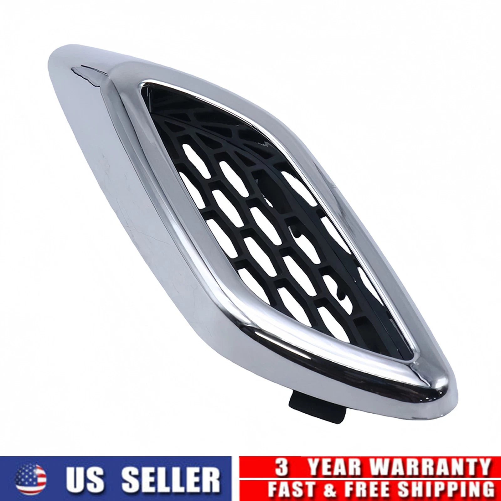 RH Lateral Air Vent for Maserati Levante (2017–2023) 670139652 Bright Chrome