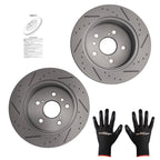 Set of 2 Rear Brake Rotors for Lexus ES350 (2007–2012) Toyota Camry (2007–2011)
