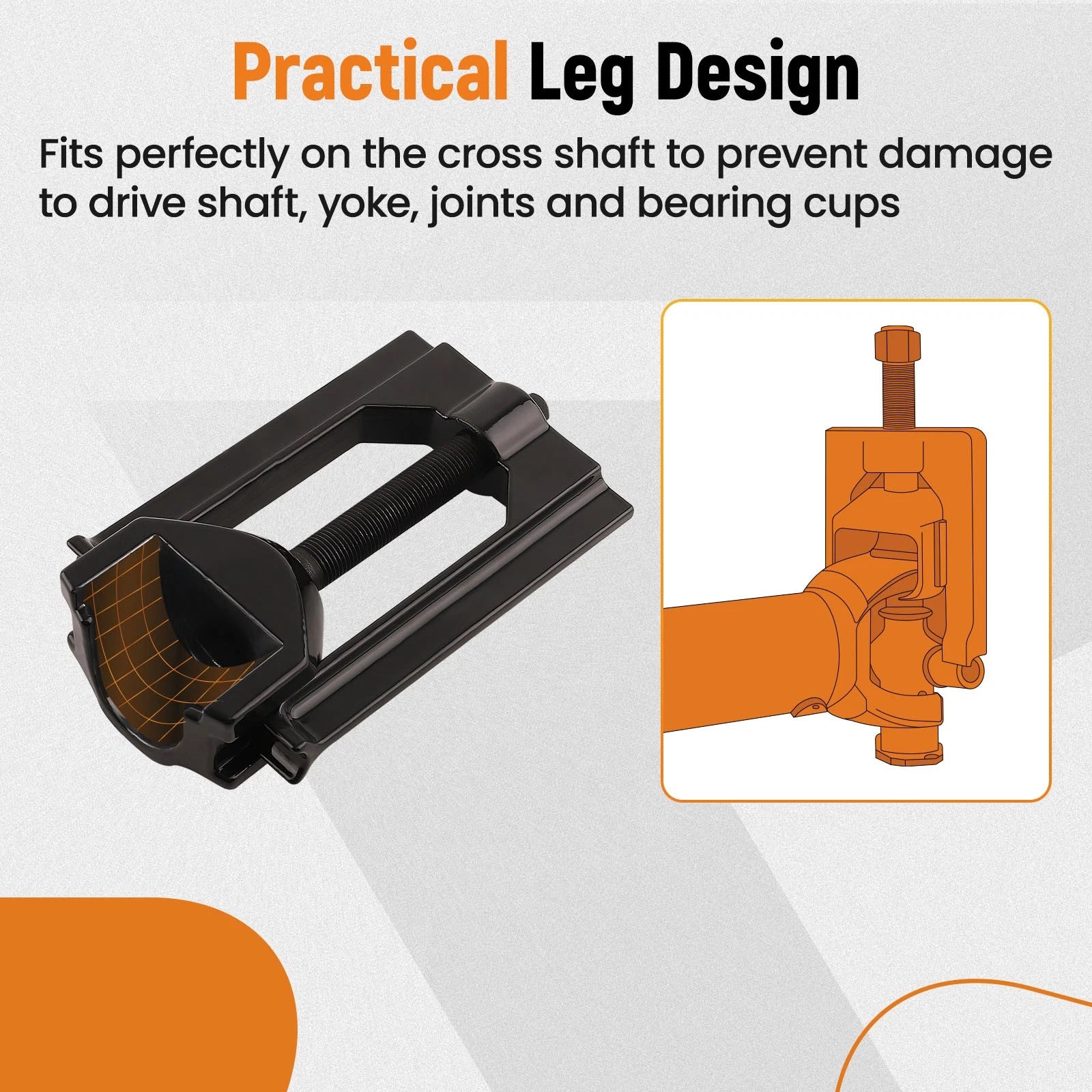 U Joint Puller for Class 1-3 Light-Duty Vehicles (Universal Fit)