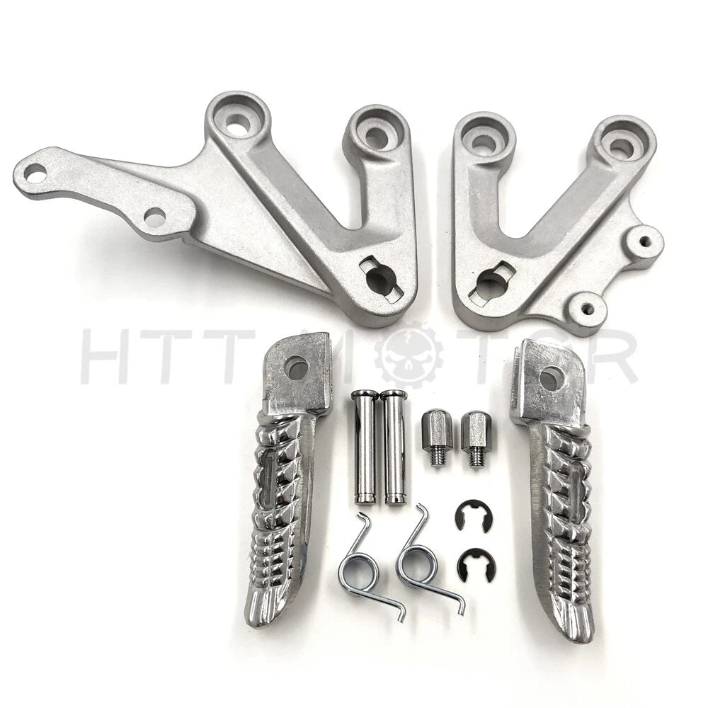 Set of 2 Front Foot Pegs Footrest Brackets for Suzuki GSXR1000 (2003–2004)