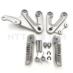 Set of 2 Front Foot Pegs Footrest Brackets for Suzuki GSXR1000 (2003–2004)