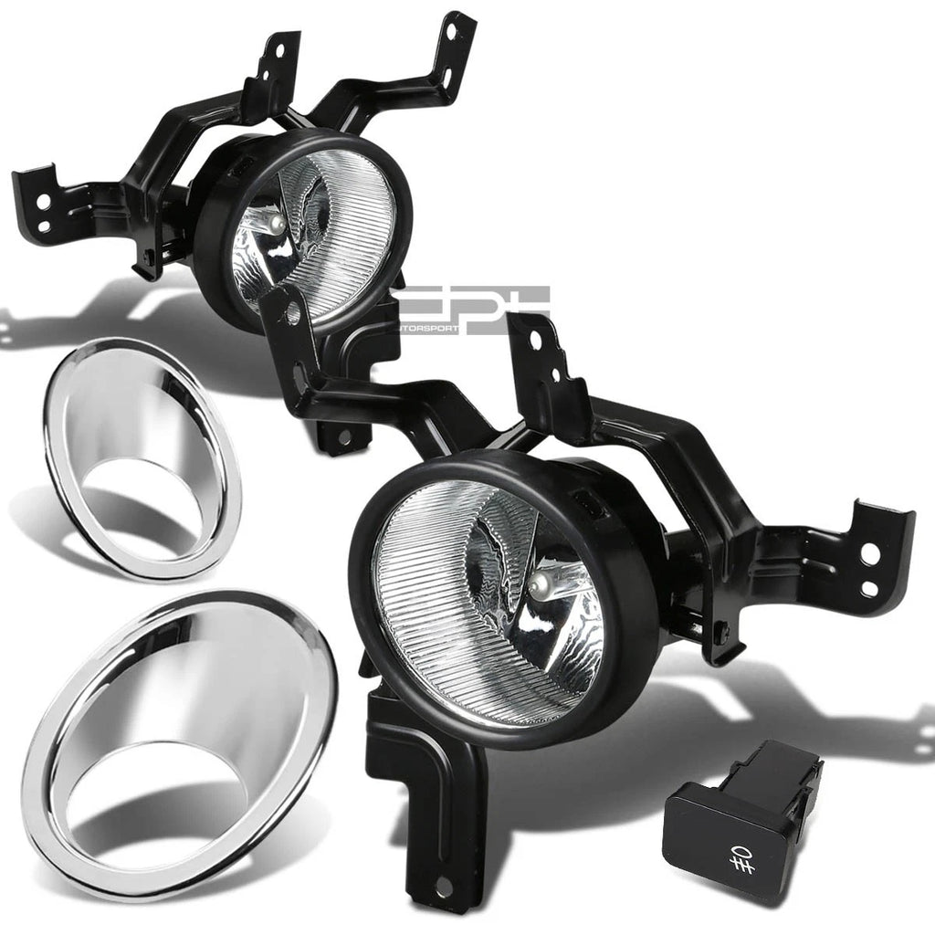 Fog Light Lamp Set for Honda CR-V (2007–2009) OE Clear Lens, Switch, Bezel