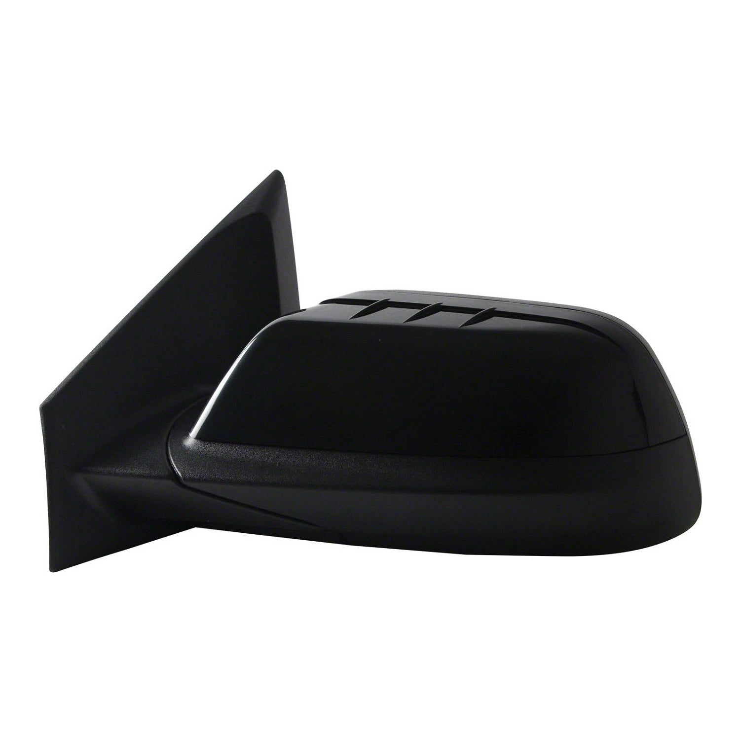 Replacement Ready to Paint Driver Side Door Mirror w/Puddle Lamp w/o Blind Spot