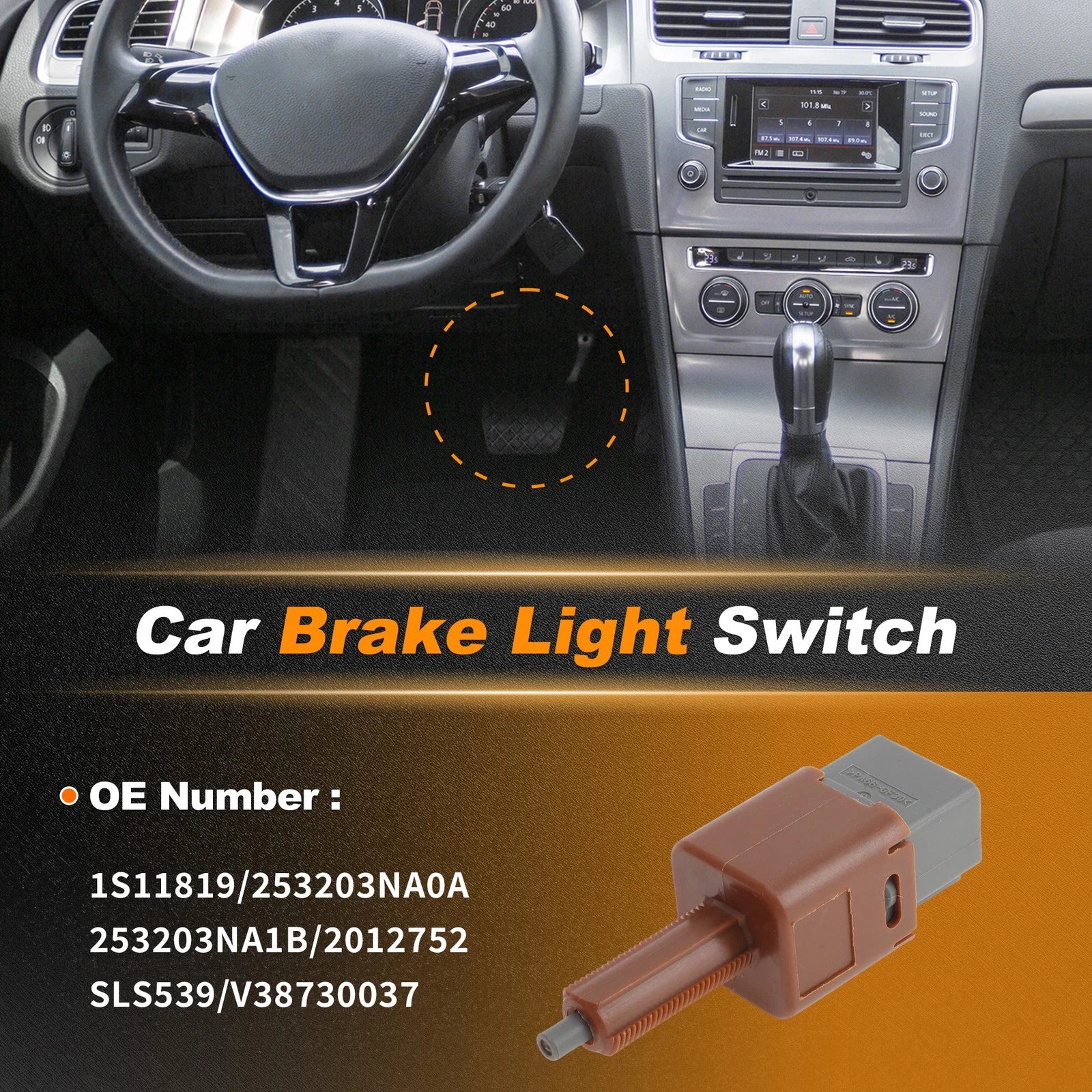 Brake Light Switch for Infiniti Q50 (2014–2018) 1S11819